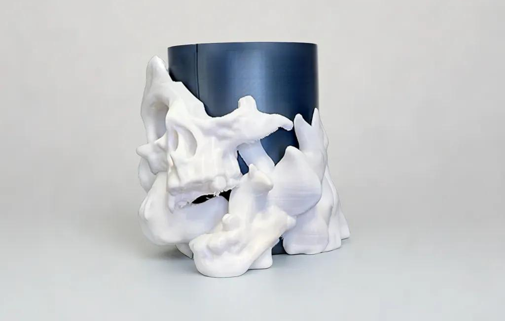 Skull Pencil Holder Organizer